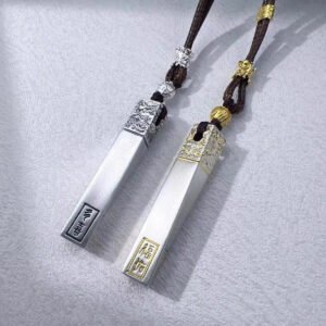 Antique Gilded 'Turn the Tide' Pendant