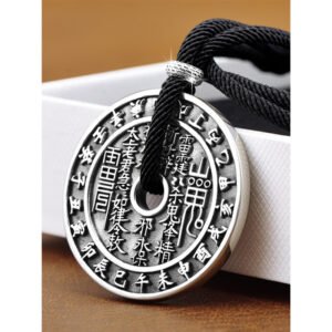 Solid Silver 'Mountain Ghost' Coin Pendant – Vintage Jewelry